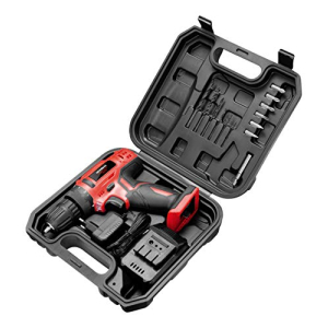 Furadeira e Parafusadeira à Bateria Mondial FPF-06M – Bivolt | Vermelha