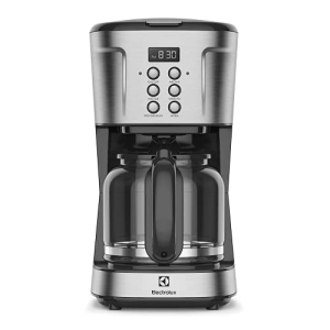 Cafeteira eletrica electrolux inox filtro permanente removivel 1,5l