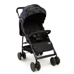 Carrinho de Bebê Cosco Kids Bross Preto Estrela