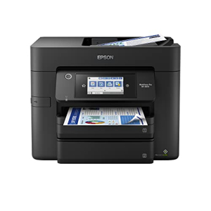 Epson Impressora multifuncional sem fio Workforce Pro WF-4834 com cópia automática de impressão frente e verso, digitalização e fax,