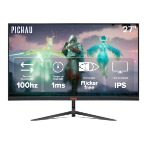 Monitor Gamer Pichau Athen V3S 27 Pol IPS FHD 1ms 100Hz HDMIVGA PG-ATH27V3S-BL02