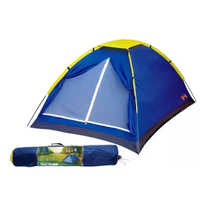 Barraca Iglu Homefy 4 Pessoas 900 G Com Mosquiteiro Azul