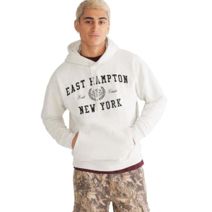 Moletom Masculino Aéropostale LS Fleece - Cinza Claro Mesclado
