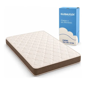 Colchão Casal D33 Globalflex 138x188x12 Embalado A Vácuo