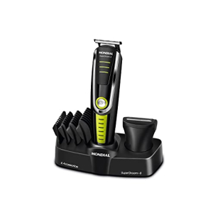 MONDIAL Aparador de Pelos Super Groom 06, PretoVerde, 6W, Bivolt - BG-04