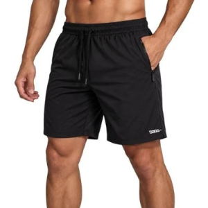 Short Tactel Masculino Com Zíper Bermuda Academia Corrida Com Elastano Bolso Lateral