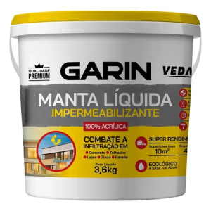 Manta Líquida Emborrachada Impermeabilizante 3,6kg