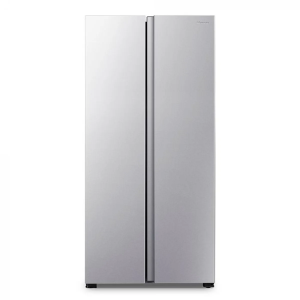 GELADEIRA HISENSE SIDE BY SIDE 441L INVERTER FROST FREE CINZA