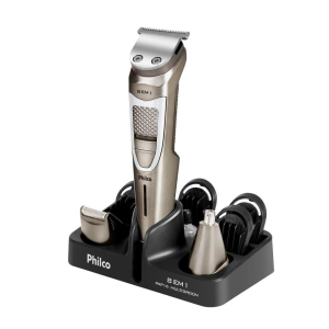 Aparador de Pelos Philco Multigroom 8 em 1 5W PAP16