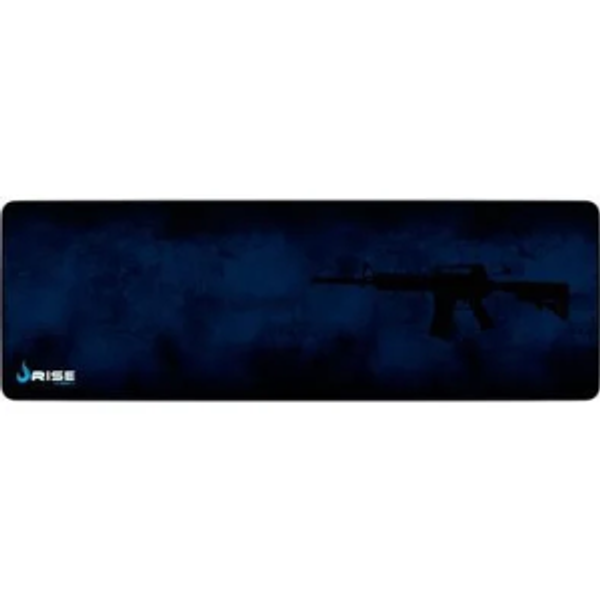 Mousepad Gamer Rise Mode Speed M4A1 Estendido (900x300mm) Azul - RG-MP-06-M4A