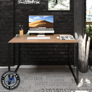 Escrivaninha de Escritório Industrial Mesa Computador 120 - Modelos disponeis
