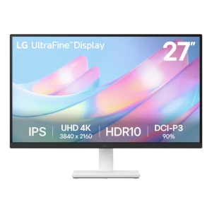 Monitor Lg UltraFine Tela Ips Uhd 4K 27", Hdr10, Dci-P3 90%, Dynamic Action Sync, Branco– 27Us500