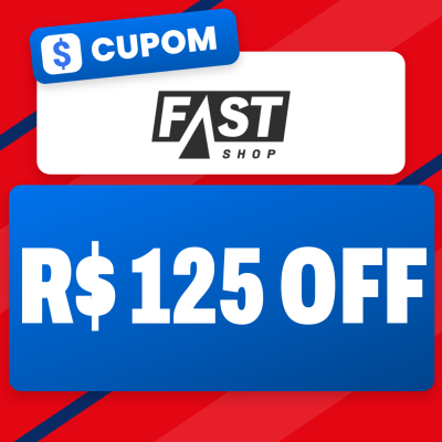 R$ 125 OFF na compra de PlayStation 5 participante da campanha na Fast Shop com cupom