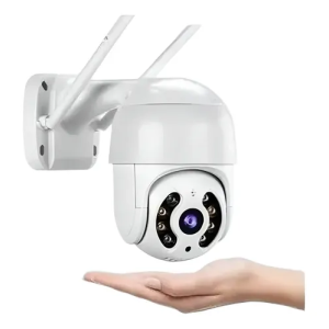 Câmera Ip A8 App Icsee Infravermelho Prova D'água Externa Wifi Hd Cor Branco