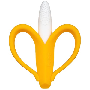 Buba Massageador De Gengiva Banana Cerdas Curtas