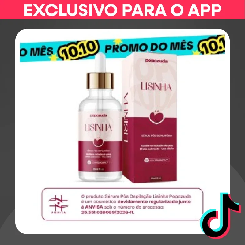Popozuda Lisinha Redutor de Pelos Corporais com Telocapil