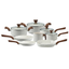 Imagem da oferta Mimo Style, Conjunto de 8 Panelas Pratic Cook Marmol Compatível com Fogão por Indução