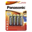 Imagem da oferta Pilha Alcalina Pequena AA com 4, Panasonic, LR6XAB4B192, Pacote de 4, Cinza