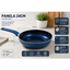 Imagem da oferta Frigideira 24cm Cerâmica Antiaderente Max Chef Indução Azul Azul-marinho