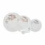 Imagem da oferta Serviço De Jantar E Café 20 Peças Em Porcelana, Xícaras Sem Pé, Modelo Pomerode, Com Relevo, Decoração Eterna, Porcelana Schmidt