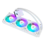 Imagem da oferta Water Cooler Gamer Rise Mode Frost Argb Rainbow 360mm Branco