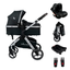 Imagem da oferta Carrinho Travel System Kansas Silver Preto