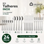Imagem da oferta Faqueiro Inox 24 Peças Essenciale Haushop Jogo De Talheres Conjunto Mesa Posta Premium Resistente