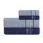 Imagem da oferta Jogo de Banho 4 peças - Banhão - 2 de rosto e 2 Vitta Plus Select 400gm² Marinho com Azul Claro Camesa