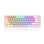 Imagem da oferta Teclado Mecânico Gamer Redragon Castor RGB Switch Blue ABNT2 Rosa e Branco - K631PW-RGB (PT-BLUE)