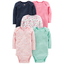 Imagem da oferta Kit Body Bebê 5 Peças Variadas Multicor Carter's