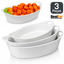 Imagem da oferta Conjunto Jogo de Travessas 3 peças Oval em Melanina Bestfer PMG Branca opaline