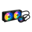 Imagem da oferta Water Cooler TGT Spartel V2, Rainbow, 240mm, Preto, TGT-SPLV240-BK01