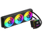 Imagem da oferta Water Cooler 360mm Redragon CCW-3017 Preto ARGB 2550 RPM Rolamento Hidráulico LGA 1851