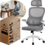Imagem da oferta Cadeira Escritório Presidente Ergonômica NR17 Marqs Home Arcanis Preta com Apoio Lombar e Encosto Mesh Premium