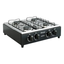 Imagem da oferta Fogão Cooktop de Mesa Portátil Asiático com Mesa Inox 4 Bocas Á gás Acendimento Manual Braslar Preto
