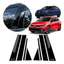 Imagem da oferta Adesivo Aplique Colunas Vw Polo Nivus Black Piano 3m Porta