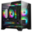 Imagem da oferta Gabinete Gamer Gb1790 Hayom 4 Fans Rgb Micro-atx Vidro Temp Cor Preto