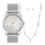 Imagem da oferta Kit Relógio Condor Aço Prata Modelo Co2035ntxk4k Feminino