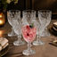 Imagem da oferta Jogo 6 Taças Vidro Diamond 315ml Elegante Resistente Água Suco Refrigerante | Vidro Resistente 9 x 15 cm Uso Diário