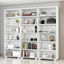 Imagem da oferta Kit 3 Estantes Para Livros 5 Prateleiras 188cmx181,5cm Wt
