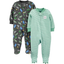 Imagem da oferta Kit Macacão Bebê 2 Peças com Pé Estampado Multicor Carter's