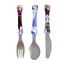 Imagem da oferta Jogo De Talheres Infantil Simonaggio Disney Kids Princesas, 3 Peças