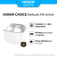 Imagem da oferta Fone De Ouvido Bluetooth Sem Fio Honor Choice X7e Active Conexão Dupla Bateria Longa 3