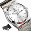 Imagem da oferta Relogio Masculino Poedagar 930 Luxo Quartzo Inox Com Data Prateado Branco