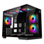 Imagem da oferta Gabinete Kalkan Saga Preto Aquário Compacto Micro ATX USB 3.0 Sem Fans KLK00043