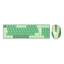 Imagem da oferta Kit Mouse E Teclado Mecânico Sem Fio Redragon Verde Verde Verde