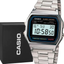 Imagem da oferta Relógio Casio Digital Vintage Prata Unissex Original Barato Prata