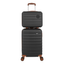 Imagem da oferta Kit Mala De Viagem Bordo Mão Pequena 10kg Abs Cadeado 360