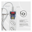 Imagem da oferta iCLAMPER Energia 5 Tomadas LCF Transparente Filtro de Linha e Protetor Elétrico DPS Bivolt