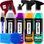 Imagem da oferta Kit Lavagem Automotiva Completa Vonixx Cera Automotiva Carnauba Tok Final V-Floc Revitalizador de Plasticos intense Sint